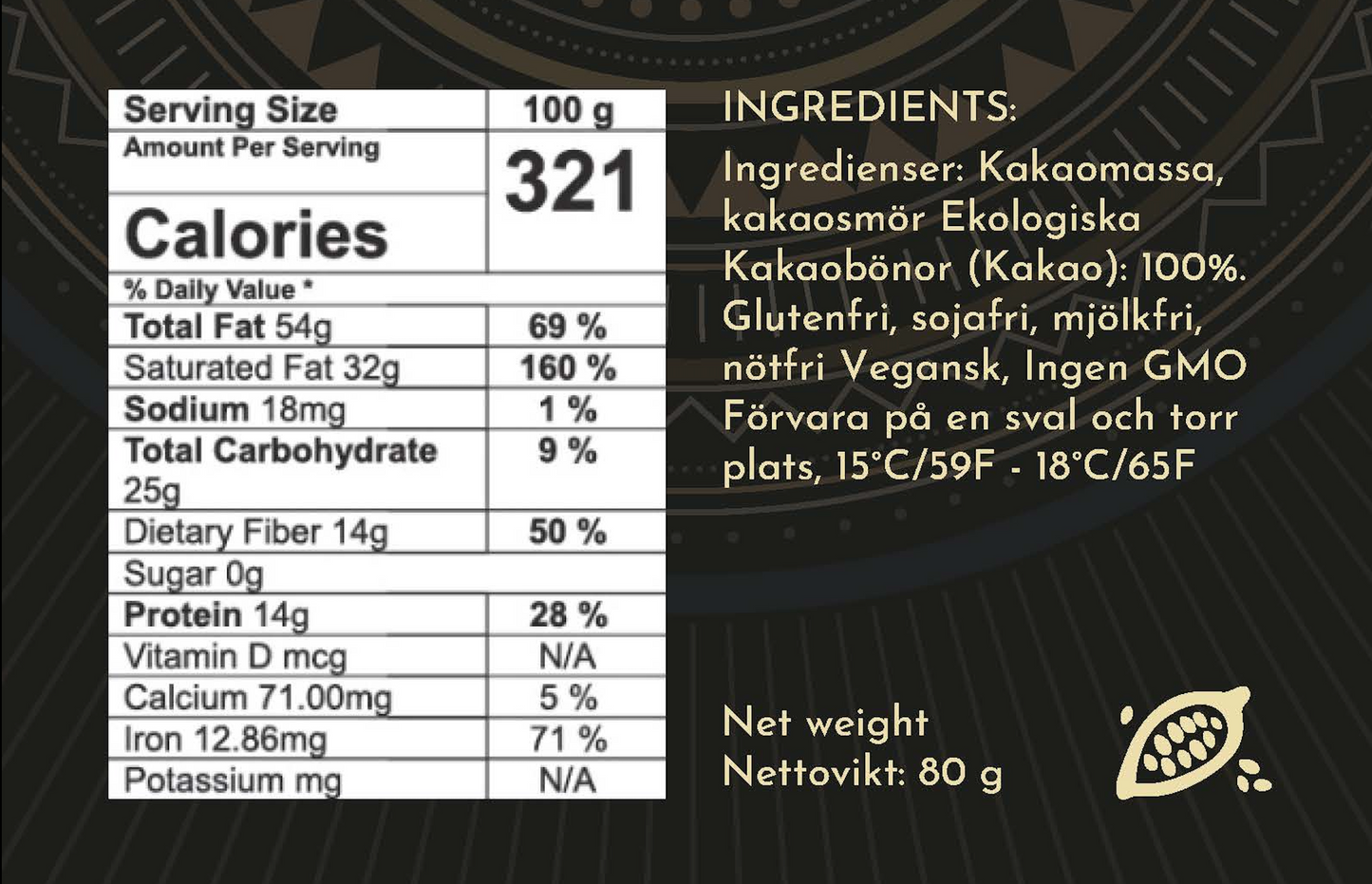 Madagascar 100% Chocolate