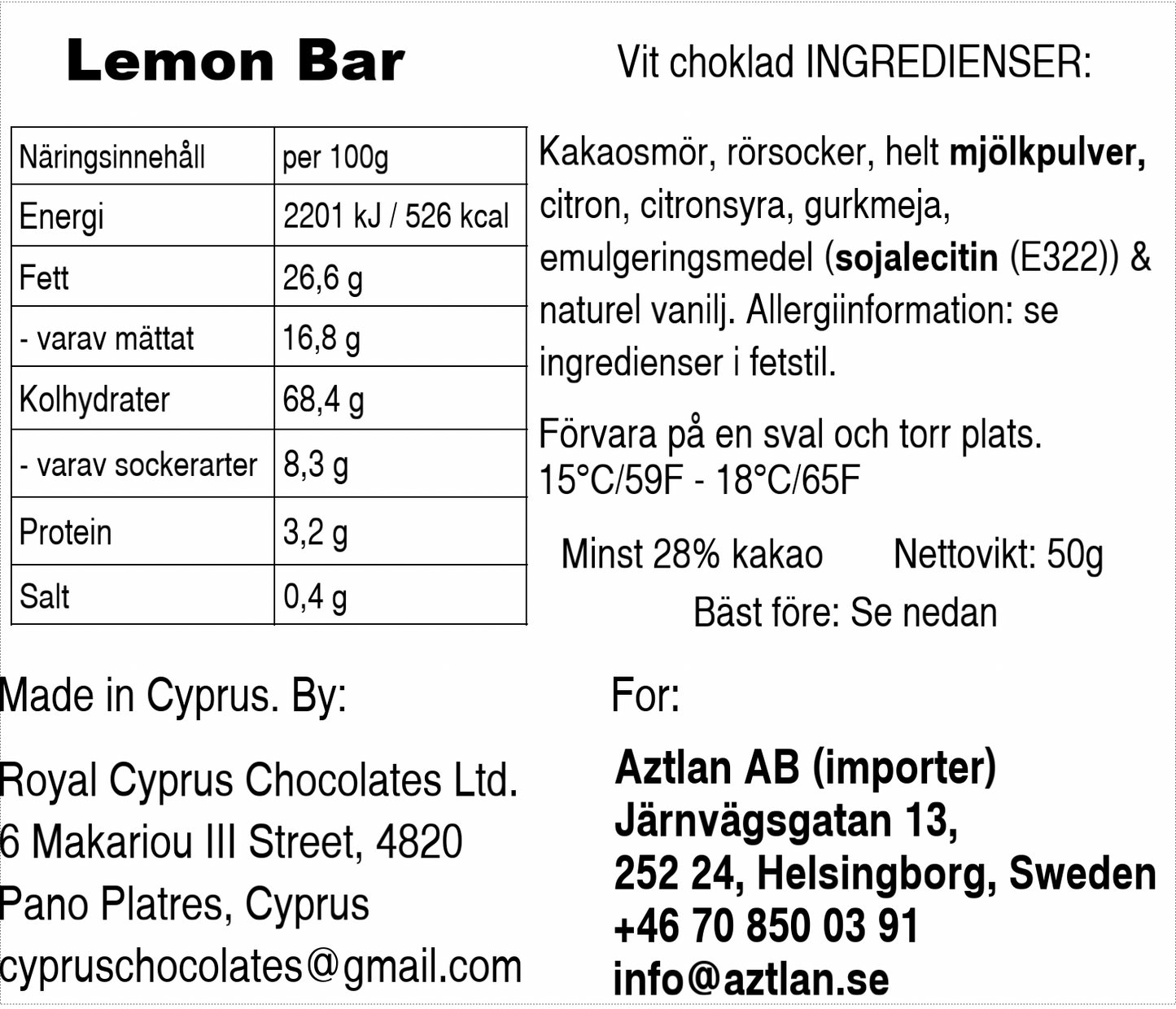 Lemon Bar