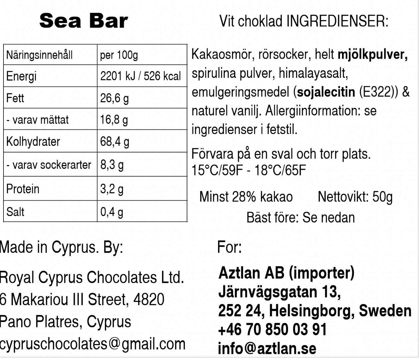 Sea Bar