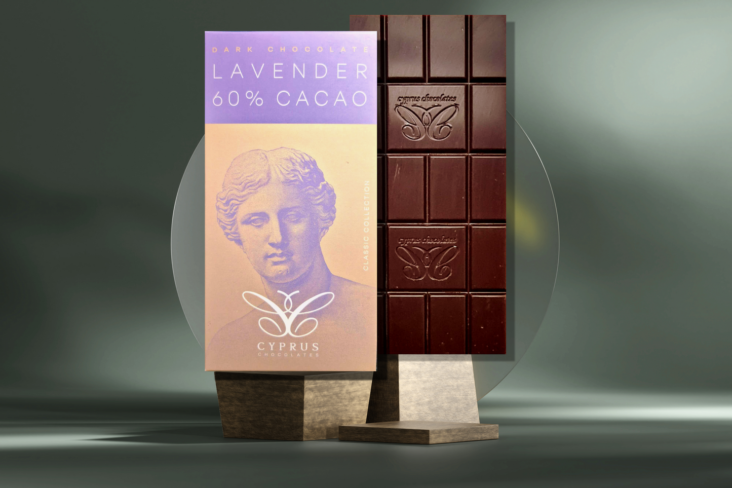 Lavender Chocolate Bar 80gr