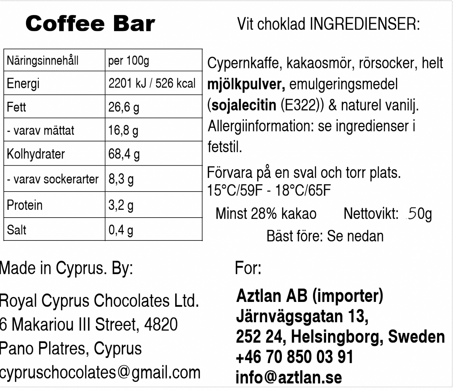 Cyprus Coffee Bar